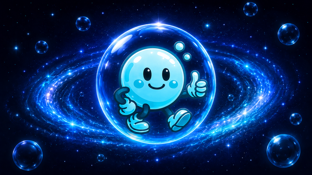 bubblecorp mascot saturn